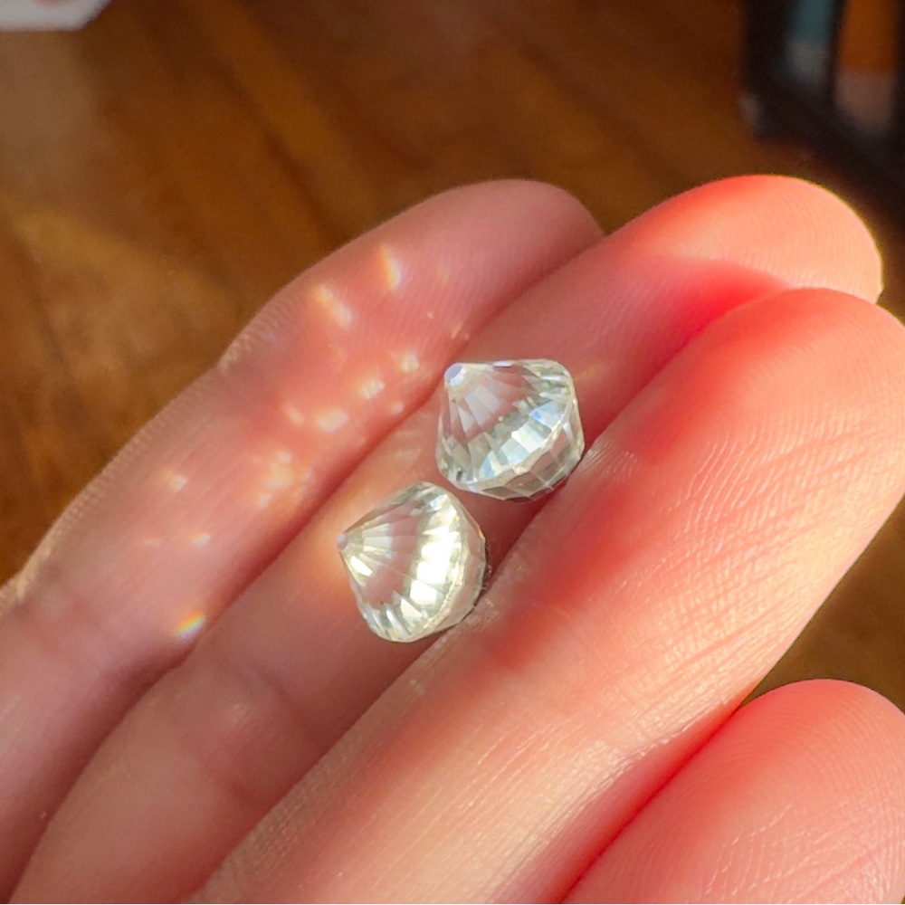 Vintage Crystal Stud Earrings